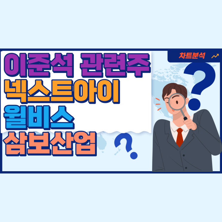  이준석 관련주, 테마주 TOP3 차트 분석(넥스트아이, 윌비스, 삼보산업)!
