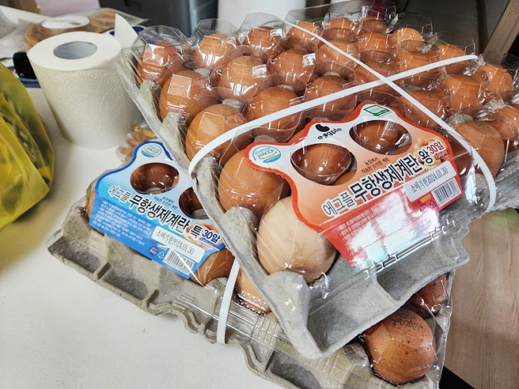 화곡동 밀키트 계란 무인샵 에그플 무항생제 구매후기