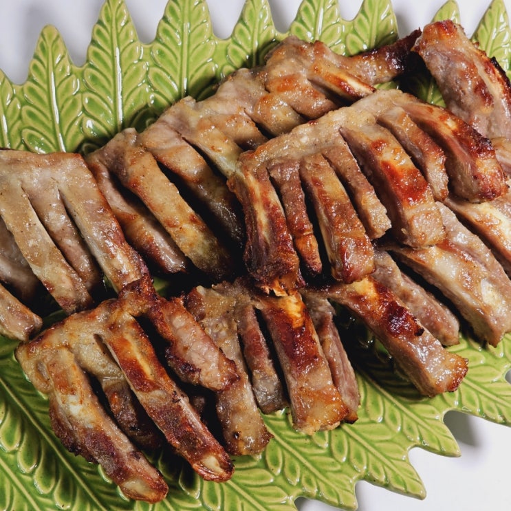  쪽갈비 밀키트 바로 등갈비구이 간편식 에어프라이어