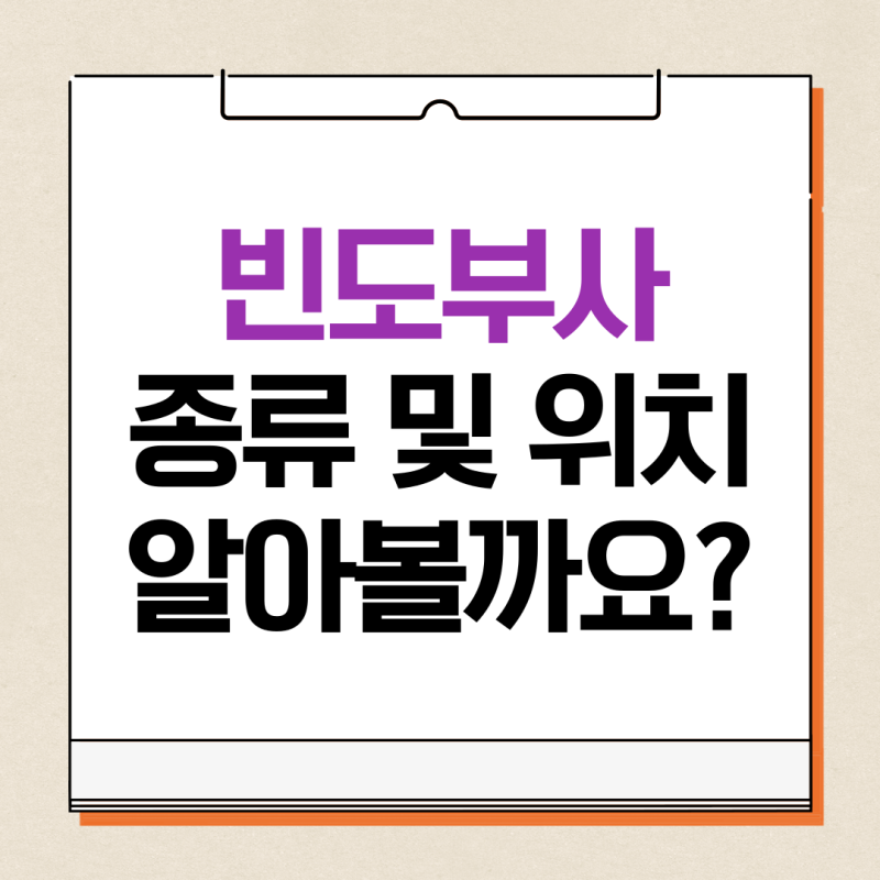 빈도부사 위치, 빈도부사 종류를 알아볼까요?