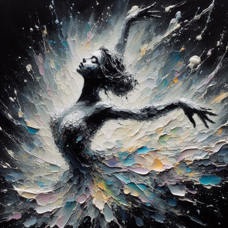  DALL-E(달리)를 이용한 이미지 생성사례 / Ballerina, oil painting / 디지털콘텐츠큐레이터 황선웅