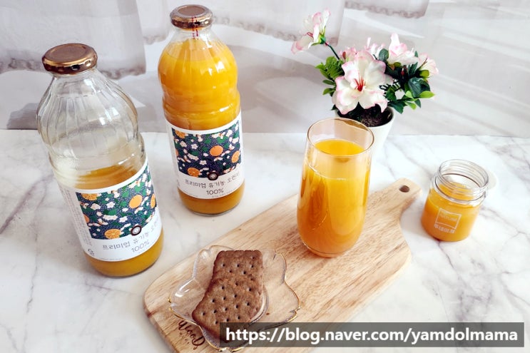 오렌지 100% NFC착즙주스 투오가닉 nfc 유기농 오렌지 주스