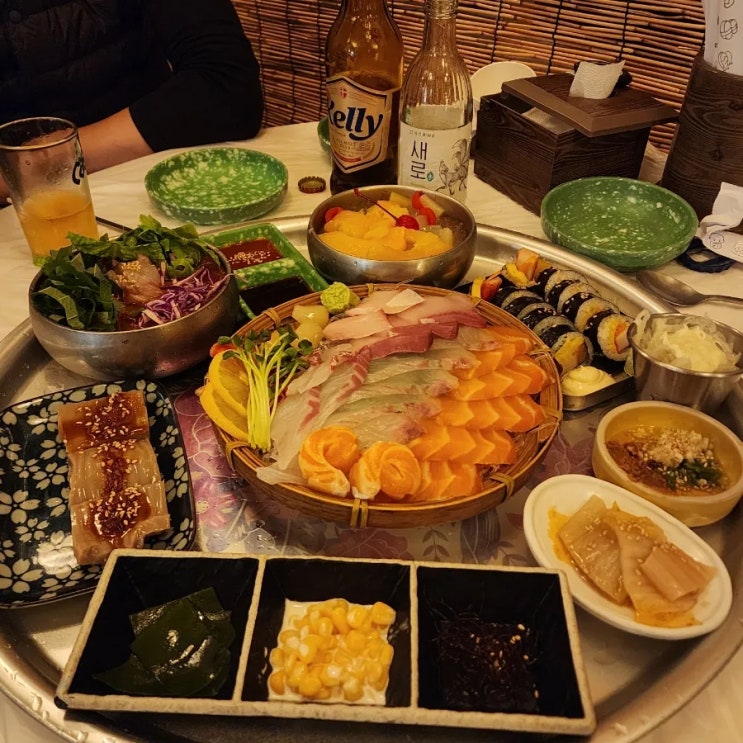  광주 동명동 맛집 바다포차돌섬 숙성회모듬한상 솔직후기