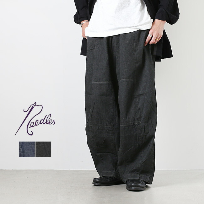  니들스 NEEDLES H.D. 팬츠 6oz 데님 블랙