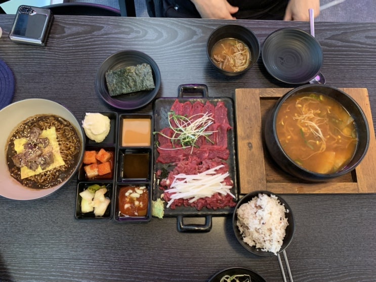  [경기도 운정역] 광수육회 운정점 :: 육회, 육사시미, 소고기 국밥 식사부터 술까지 완벽하고 맛있는 메뉴들로 구성된 찐 맛집