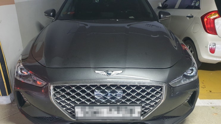  제네시스 G70 배터리 방전으로 밧데리 교체