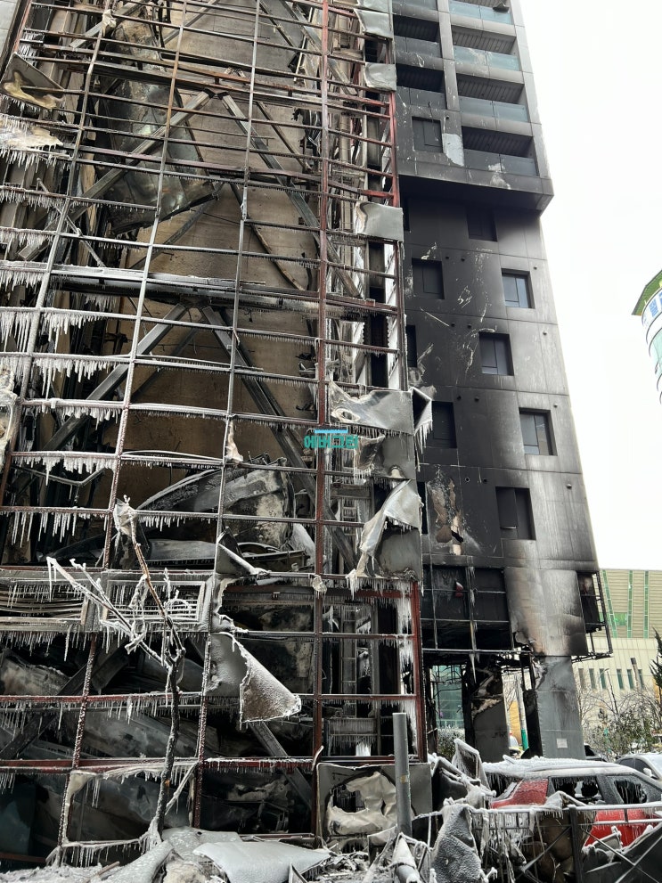 인천 논현동 호텔화재 피해현장에대한 복구방법