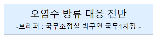 후쿠시마 원전 오염수 방류 관련 일일브리핑(127차) 후쿠시마 원전 오염수 방류 관련 일일브리핑(127차)