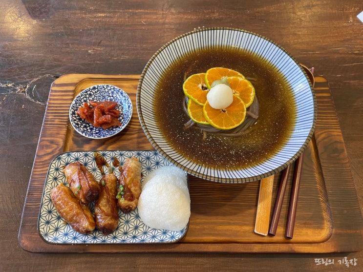  제주공항 맛집/청귤소바 맛집 도토리키친 방문 후기