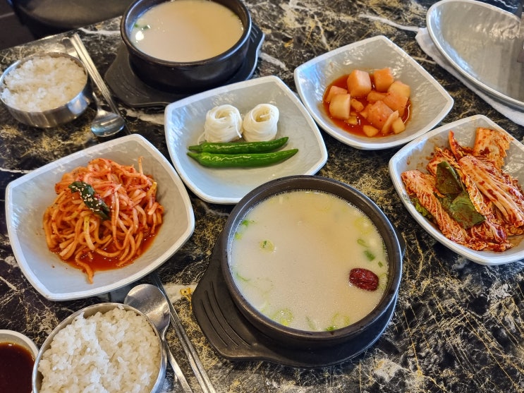  [동탄맛집] '정1987 돌판생삼겹&선지해장국'