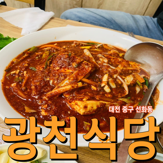  대전 중구 선화동 광천식당 - 두부두루치기와 수육이 맛있는 선화동 맛집 대전 두부두루치기 맛집 백종원의 3대천왕 맛집 현지인 찐맛집