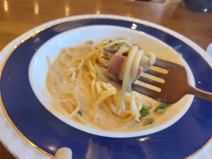  댓거리 맛있는 점심은 덕수파스타 땡초크림파스타