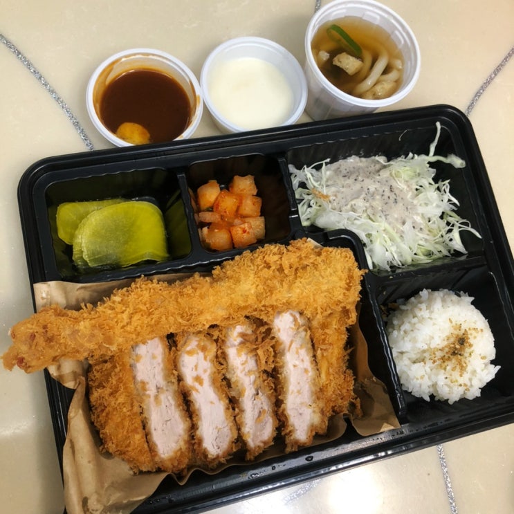  송도 테크노파크역 맛집 백소정 돈까스 포장도 존맛탱