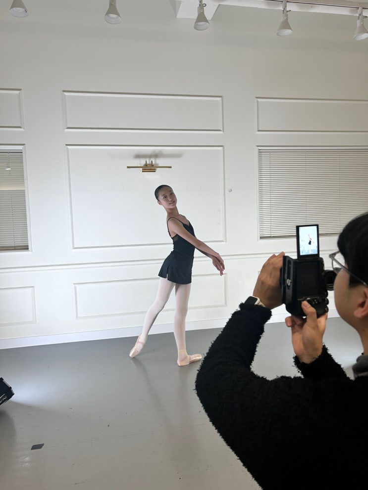 전주 발레학원 가인발레 리나들의 프로필 사진 촬영 생생한 현장, 가인무용예술원의 프로필 촬영 후기