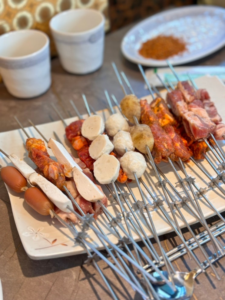  [잠실 맛집] 단체모임하기 좋은 석촌호수 양꼬치 무한리필 중식집: 미미램 양꼬치 잠실점