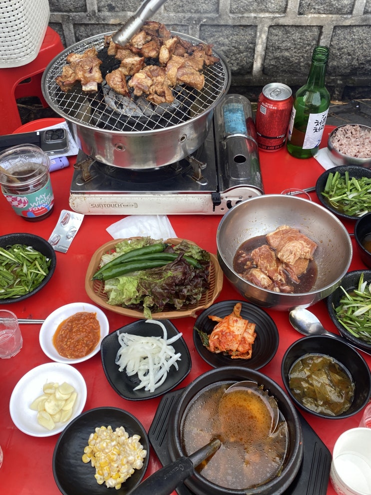  서울 종로3가맛집 노포 야장 감성 숯불 돼지갈비 맛집 내돈내산 찐후기