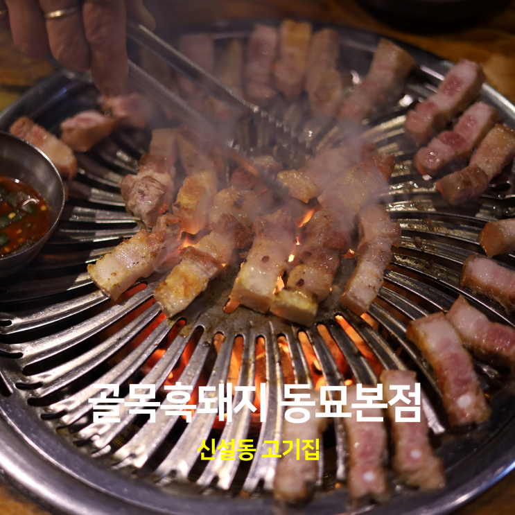 신설동 고기집 골목흑돼지 동묘앞역 맛집