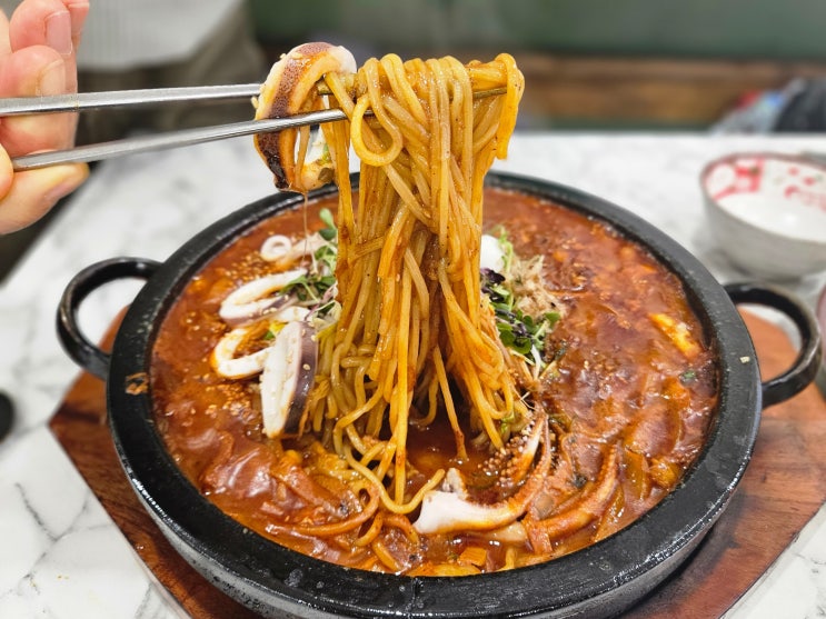  강릉 짬뽕 맛집 107짬뽕 불향 가득 돌짬뽕