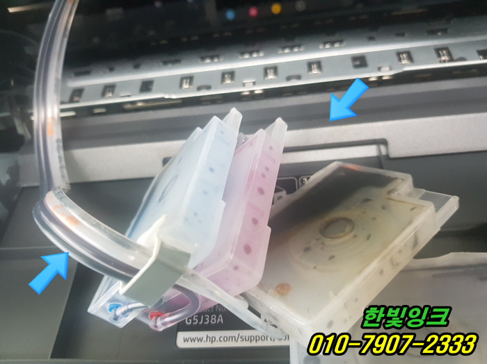 인천 미추홀구 숭의동 HP7740 프린터수리 잉크튜브 막힘 무한잉크 공급기 호수 교체설치 작업 및 점검 인천 미추홀구 숭의동 HP7740 프린터수리 잉크튜브 막힘 무한잉크 공급기 호수 교체설치 작업 및 점검