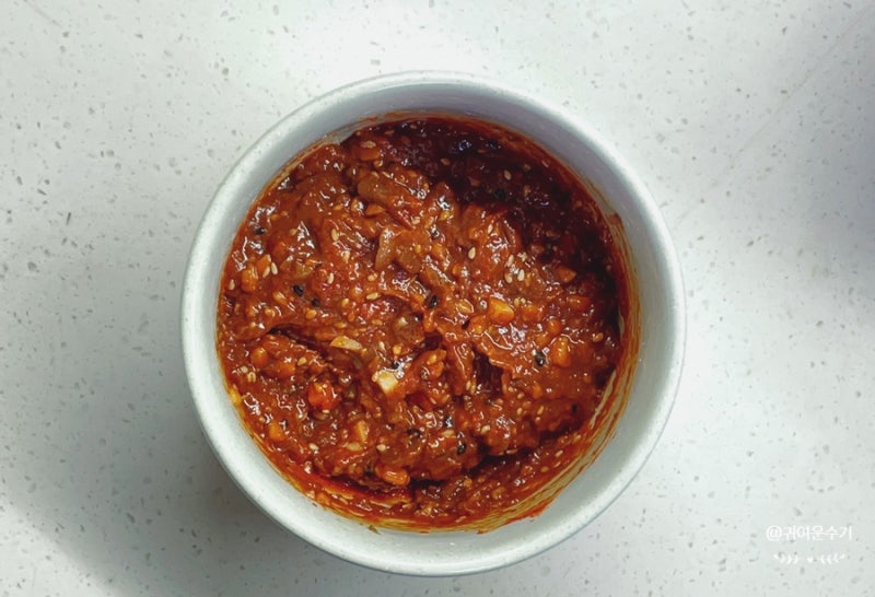 쌈장 만드는법 쌈장비율 맛있는 쌈장 만들기 기본 양념 된장쌈장소스 레시피 : 네이버 블로그