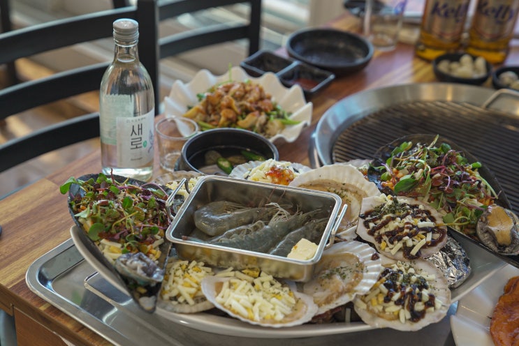  오이도 맛집 낭만조개 오이도점 빨간 등대 뷰 조개구이 맛집