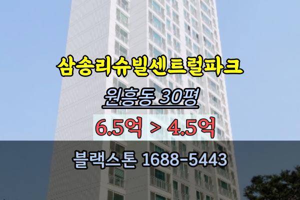 삼송리슈빌센트럴파크 경매 원흥동아파트 30평