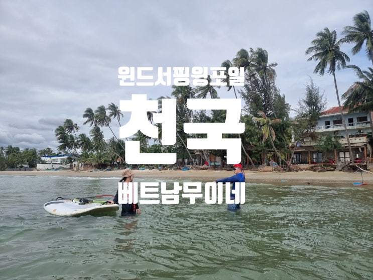  베트남 무이네 전종근31캠프 윈드서핑 윙포일 초보강습 최고인 이유