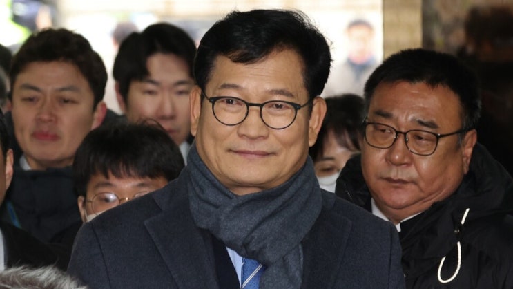 <b>송영길</b> 전 민주당 대표 ‘<b>돈봉투</b> 의혹’ 구속
