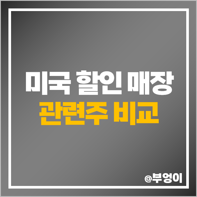 미국 할인 마트 소비재 관련주 코스트코 주식 BJ DG 타겟 주가 미국 할인 마트 소비재 관련주 코스트코 주식 BJ DG 타겟 주가