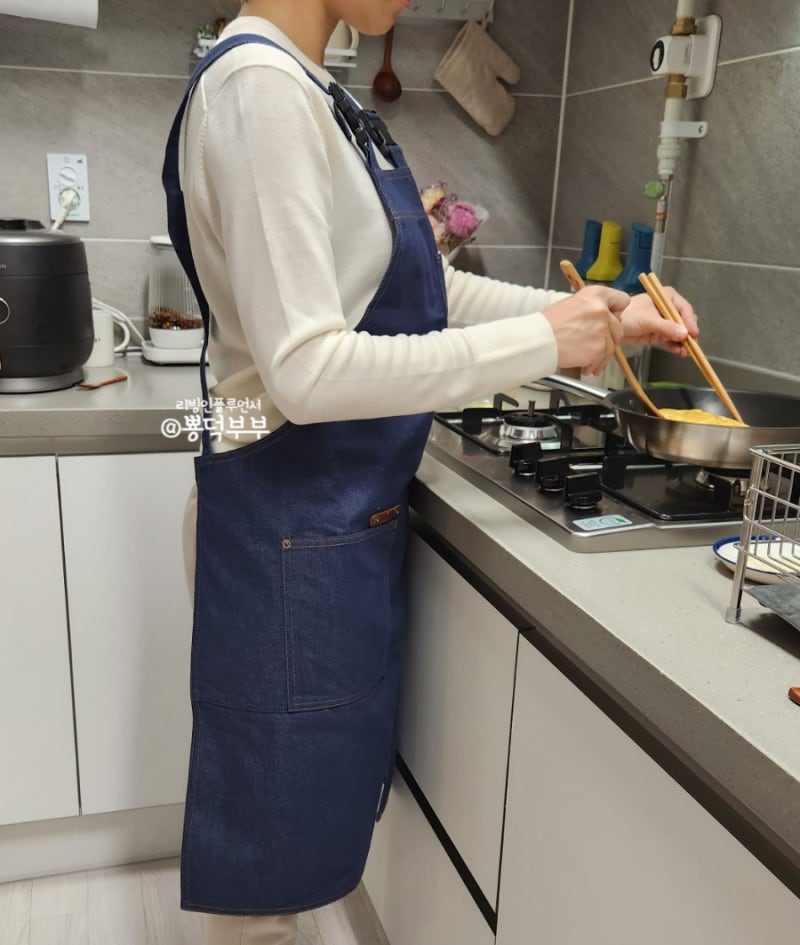 원피스 앞치마 만들기 카페 방수 앞치마로 좋은 공에이프런