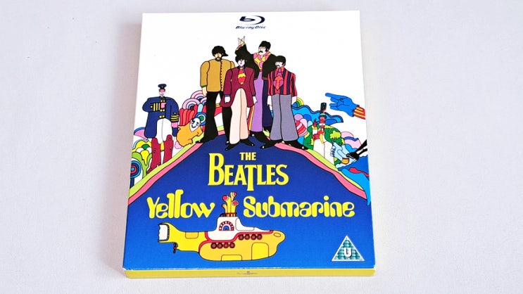 비틀즈 Yellow Submarine 블루레이 디스크 오픈케이스 비틀즈 Yellow Submarine 블루레이 디스크 오픈케이스