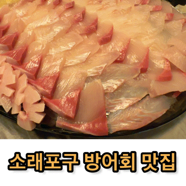  소래포구 대방어 맛집! 165호 강남수산