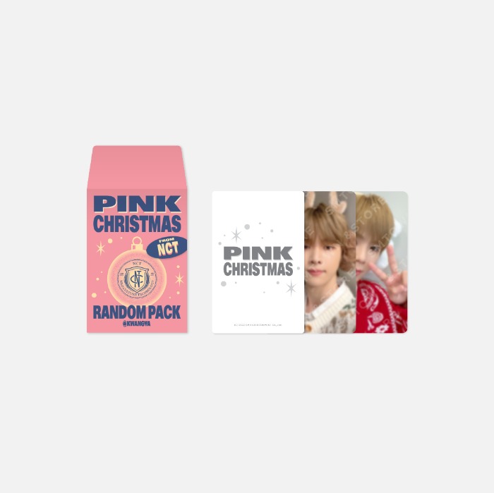 엔시티 포토카드 랜덤팩 2022 핑크 크리스마스 NCT PHOTO CARD RANDOM PACK 2022 PINK CHRISTMAS