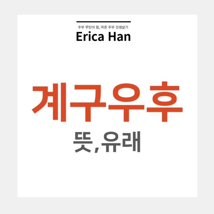  계구우후 뜻 유래 및 같이 볼 한자 용두사미