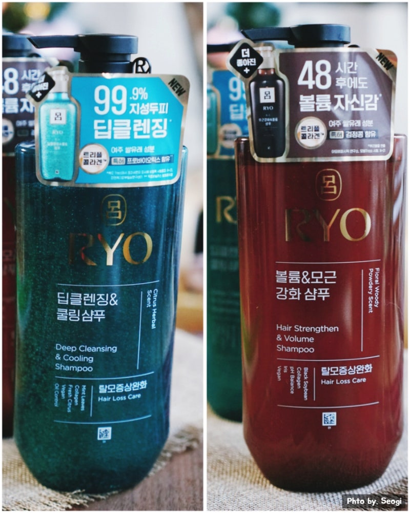 탈모샴푸 려청아 려흑운 풍부한 거품까지 기분좋은 려샴푸