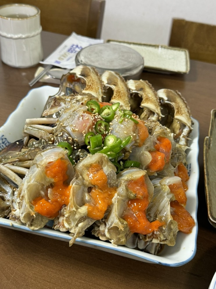  [애오개역] 블루리본/ 서산꽃게 간장게장 맛집, 진미식당 후기