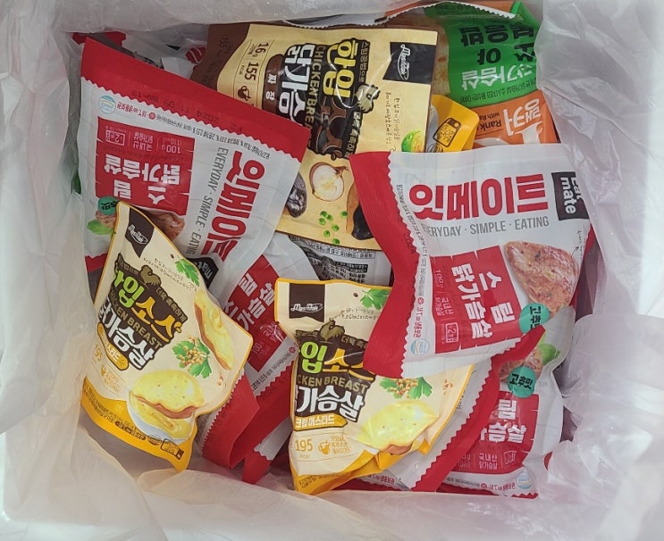  어제 주문한 닭가슴살이 오늘 왔닭!