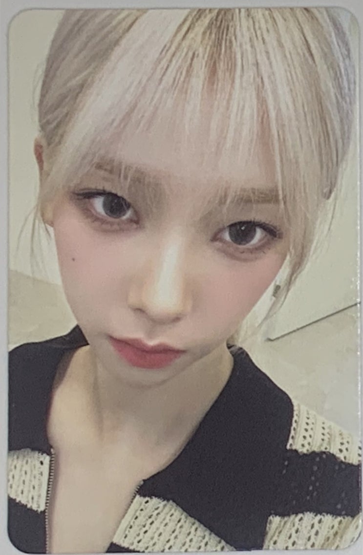  에스파 카리나 마이월드 금발 포토카드 포카 aespa KARINA MY WORLD PHOTOCARD