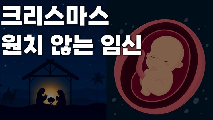 크리스마스, 원치 않는 임신 / 생명의 시작은? 크리스마스, 원치 않는 임신 / 생명의 시작은?
