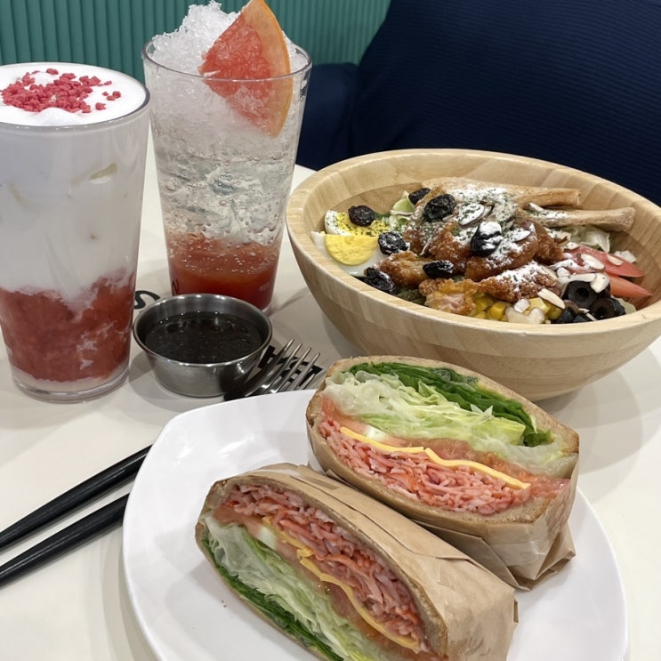  연향동맛집) 바빈스커피 순천연향점 솔직후기 (feat.순천맛집, 순천연향동맛집, 순천샌드위치, 순천샐러드)