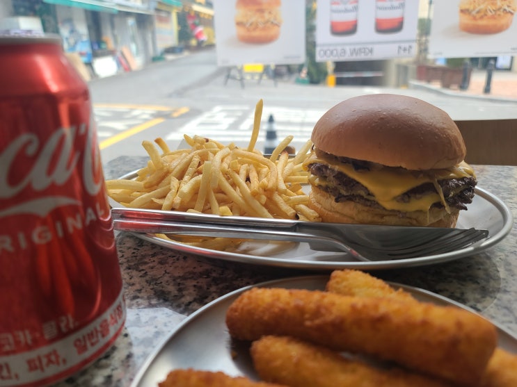  용산 삼각지 핫플 수제버거 전문점 피피에스