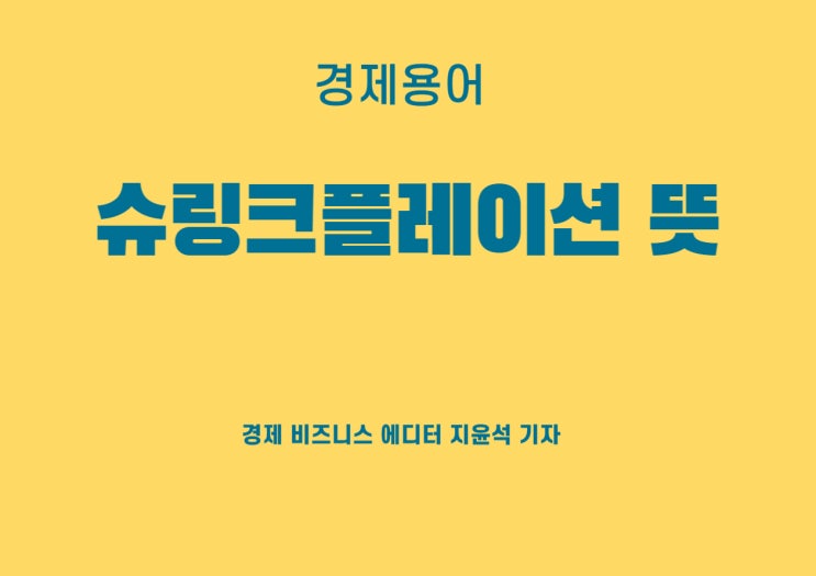  가격 꼼수 슈링크플레이션 뜻, 그리고 최근 이어진 대응책