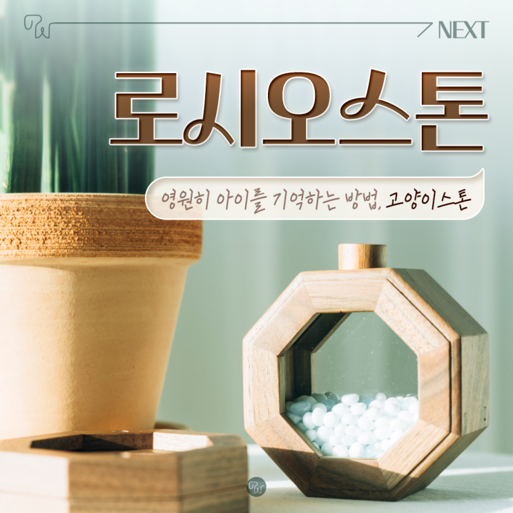  고양이 메모리얼스톤 영원히 아이를 기억하는 로시오스톤