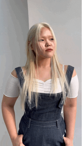  전소미금발 카리나백금발 백금발염색 탈색/홍대페기쌤