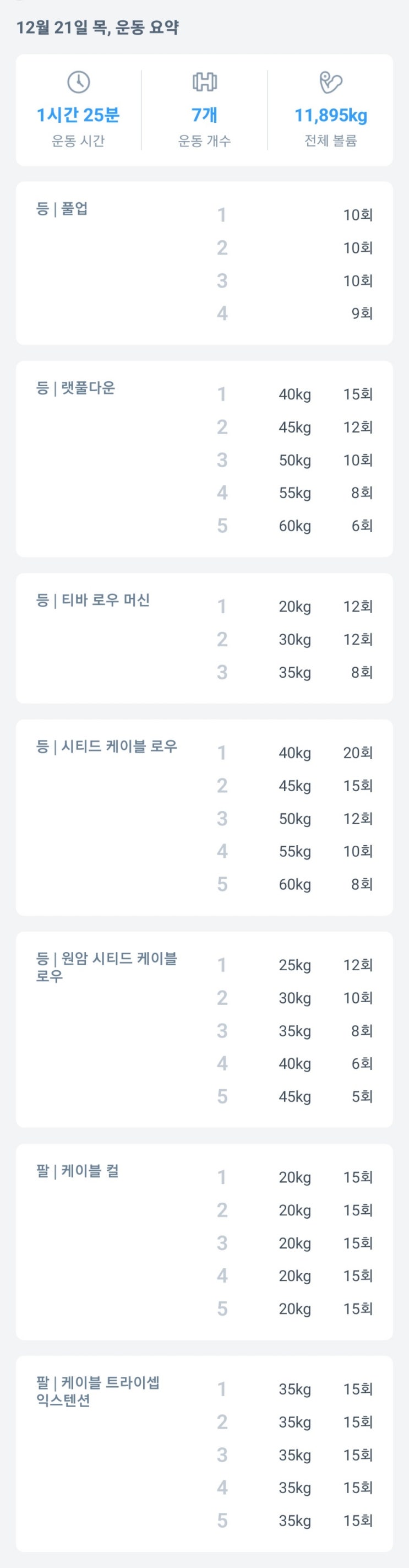  운동 일지#26