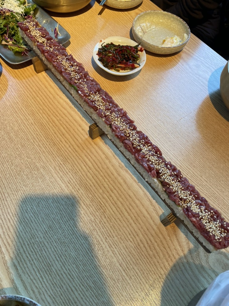  거제도 고현 육회초밥이 맛있는 곳 "거제집" 내돈내산 솔직후기