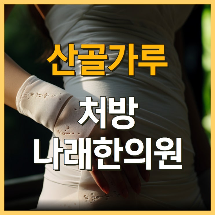접골 한약 산골가루를 서울 및 인천 등 대도시에서 처방 받으려면