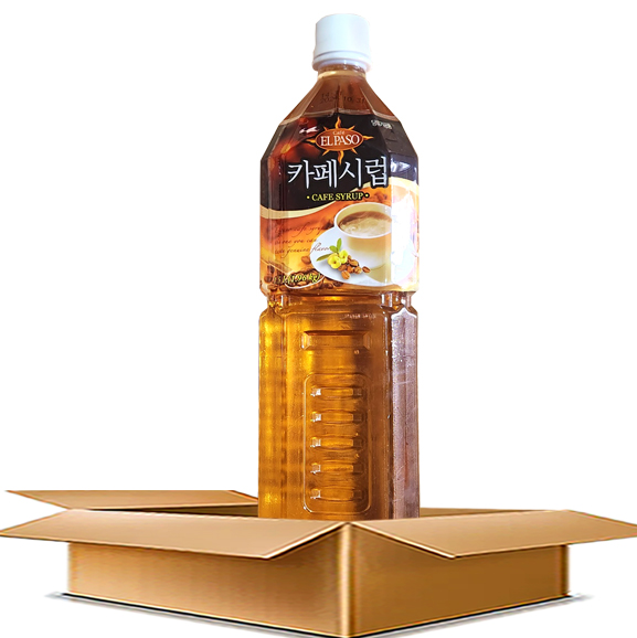  동원홈푸드 엘빠소 카페시럽 (1.5L x 12개) 엘파소 슈가시럽