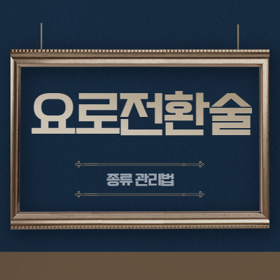  요로전환술 종류 요루 관리 방법