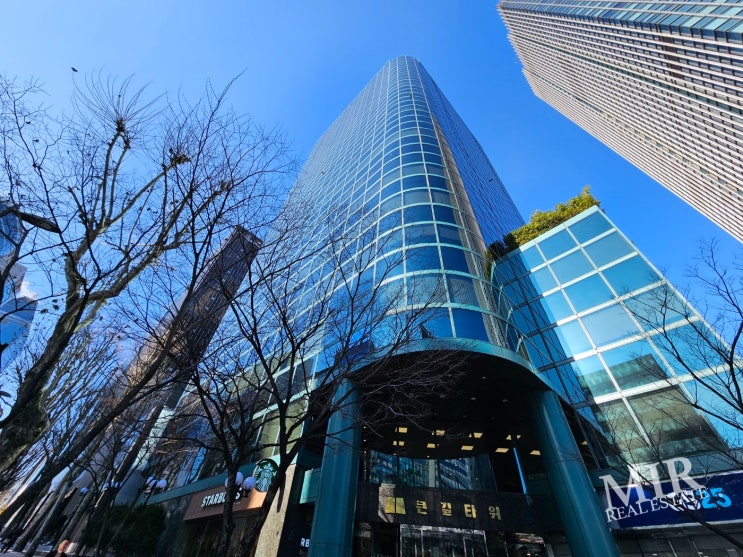  역삼역 대형 사무실 테헤란로 200평 큰길타워 임대